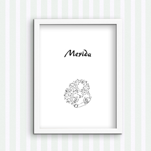 Merida - Ψηφιακή εκτύπωση - αφίσες, πριγκίπισσα