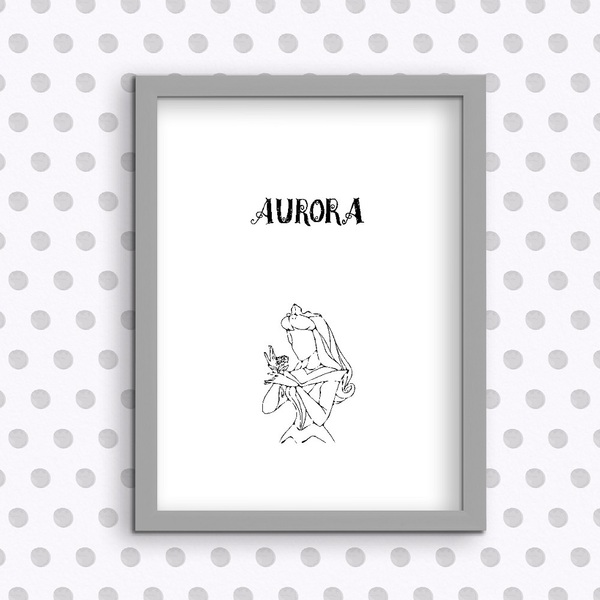 Aurora - Η ωραία κοιμωμένη - Ψηφιακή εκτύπωση - αφίσες - 2