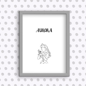 Aurora - Η ωραία κοιμωμένη - Ψηφιακή εκτύπωση - αφίσες - 2