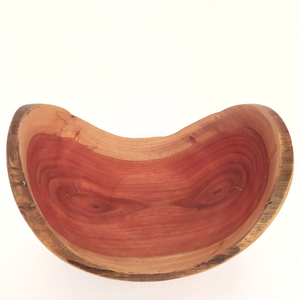 Μπολ [Natural edge] από Ξύλο Ευκάλυπτου στον Ξυλότορνο. [22Χ14εκ.] - ξύλο, βάζα & μπολ, σπίτι, χειροποίητα, ξύλινα διακοσμητικά - 2