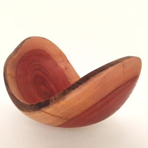 Μπολ [Natural edge] από Ξύλο Ευκάλυπτου στον Ξυλότορνο. [22Χ14εκ.] - ξύλο, βάζα & μπολ, σπίτι, χειροποίητα, ξύλινα διακοσμητικά - 3