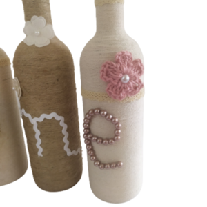 Διακοσμητικά μπουκάλια home - χειροποίητα, πρωτότυπα δώρα, διακοσμητικά μπουκάλια - 3