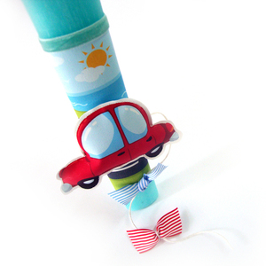 Λαμπάδα "Αυτοκινητάκι" με το όνομα του παιδιού - 2021 - αγόρι, λαμπάδες, αυτοκινητάκια, personalised, για παιδιά - 2