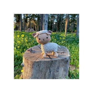 Πλεκτό πρόβατο No.2 18cm - δώρο, crochet, λούτρινα, amigurumi, για παιδιά - 2