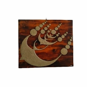 "ΗΓΕΣΙΑ" - ξύλο, ζωγραφισμένα στο χέρι, πίνακες & κάδρα
