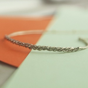 braided wire silver 925 - charms, ασήμι 925 - 3
