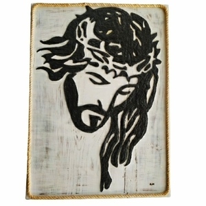 "ΙΗΣΟΥΣ" - ζωγραφισμένα στο χέρι, πίνακες & κάδρα, πασχαλινά δώρα, εικόνες αγίων