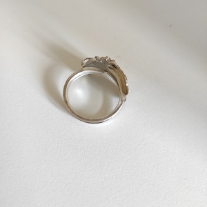 Ανοιγομενο ασημένιο δακτυλίδι - ασήμι 925, μεγάλα, αυξομειούμενα - 3