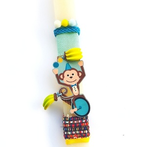 Λαμπάδα με θέμα την "μαϊμού " - αγόρι, λαμπάδες, για παιδιά, για εφήβους, ήρωες κινουμένων σχεδίων - 2