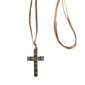 Κλασσικός μεταλλικός σταυρός, 53 εκ. - κολιέ, κορδόνια, δώρα για άντρες, σταυροί, αυξομειούμενα