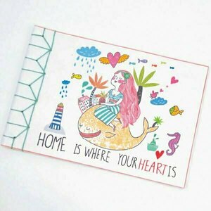 YOUR HEART Λαμπάδα με σελιδοδείκτη και σημειωματάριο δώρο - κορίτσι, λαμπάδες, για εφήβους, γοργόνες - 4