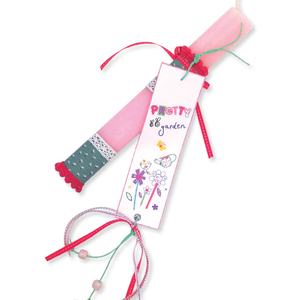 PRETTY Λαμπάδα με σελιδοδείκτη και σημειωματάριο δώρο - κορίτσι, λαμπάδες, για εφήβους, πριγκίπισσες - 5