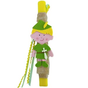 Λαμπάδα "Ρομπέν των δασών"(35cm) - αγόρι, λαμπάδες, για παιδιά, ήρωες κινουμένων σχεδίων