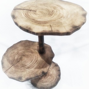 Ξύλινο τραπέζι με 3 επίπεδα - ξύλο, διακοσμητικά - 3