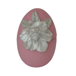 Αυγό κεραμικό ροζ ανοιγόμενο 17 x 11 - αυγό, διακοσμητικά