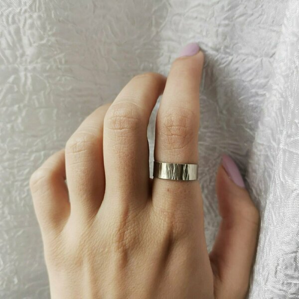 "Dasy" δαχτυλίδι βεράκι - ορείχαλκος, αλπακάς, σφυρήλατο, βεράκια, αυξομειούμενα - 3