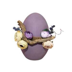 Πασχαλινό κεραμικό αυγό Large - μωβ - διακοσμητικά, πασχαλινά αυγά διακοσμητικά, για ενήλικες, πασχαλινή διακόσμηση, πασχαλινά δώρα - 4