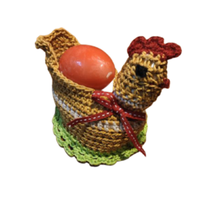 Πασχαλινή θήκη αυγών σε μορφή κοτούλας - διακοσμητικά, για παιδιά, για ενήλικες, ζωάκια