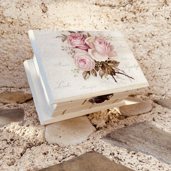 Κουτί κοσμημάτων διακοσμητικό- more romance - ξύλο, κοσμηματοθήκη, κουτιά αποθήκευσης - 2