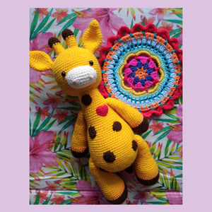 Amigurumi καμηλοπάρδαλη (Giraffa) - δώρο, crochet, λούτρινα, amigurumi - 4