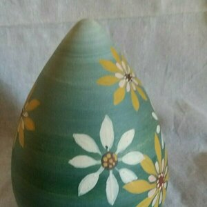 Κεραμικό αυγό χειροποίητο ζωγραφισμένο στο χέρι 73671 - κεραμικό, χειροποίητα, αυγό, διακοσμητικά, για ενήλικες - 2