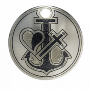 Ασημένιο Κρεμαστό Πίστη Ελπίδα Αγάπη - ασήμι 925, καρδιά, σταυρός, άγκυρα