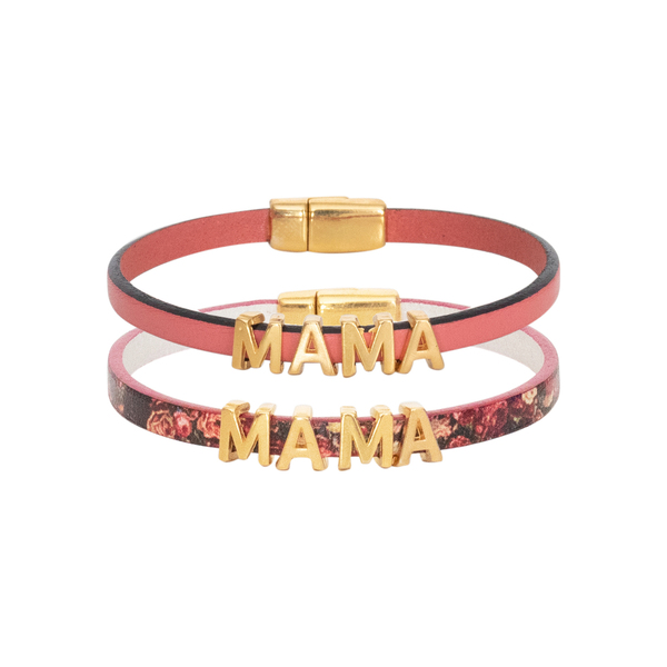 Βραχιόλι Δερμάτινο Μαμά - charms, μαμά, κοσμήματα - 3