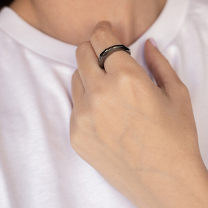 "Seduction" Ασημένιο δαχτυλίδι, επιροδιωμένο. - ασήμι, βεράκια, σταθερά, επιροδιωμένα - 2