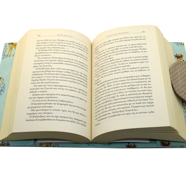 Θήκη για μυθιστόρημα ελαφάκι, προστατευτική θήκη βιβλίου - ύφασμα, θήκες βιβλίων - 3
