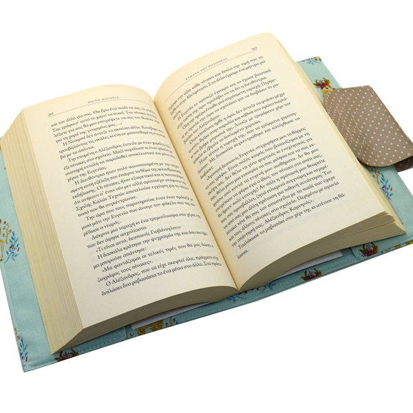 Θήκη για μυθιστόρημα ελαφάκι, προστατευτική θήκη βιβλίου - ύφασμα, θήκες βιβλίων - 5