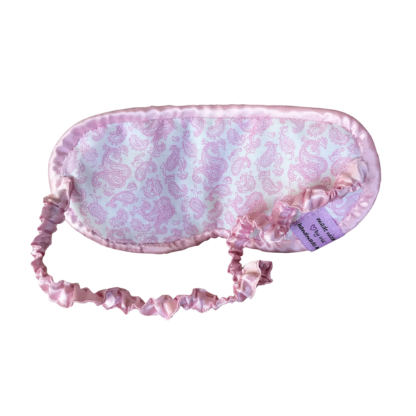 μάσκα ύπνου pink paisley, 16,5 x 7,5 εκ - γυναικεία - 2