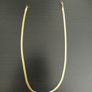 Ατσάλινη αλυσίδα φίδι σε χρυσό χρώμα - snake chain - charms, επιχρυσωμένα, κοντά, boho - 5