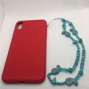 Phone strap - Λουράκι για το κινητό διακοσμημένο με χαουλίτη και κρυσταλλάκια - charms, λουράκια - 5