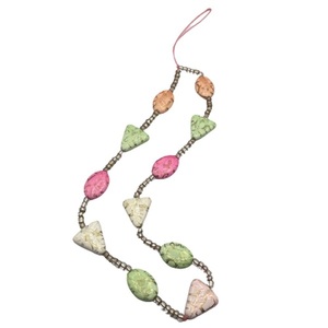 Phone strap - Λουράκι για το κινητό διακοσμημένο με διάφορες χάντρες πολύχρωμες - charms, λουράκια