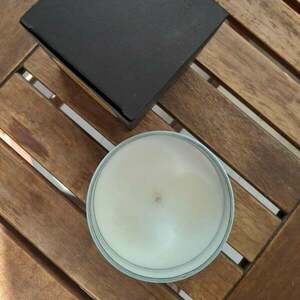Χειροποίητο λευκό κερί με άρωμα Ωκεανού 8 x 9 εκ. - χειροποίητα, κερί, αρωματικά κεριά, κεριά - 5