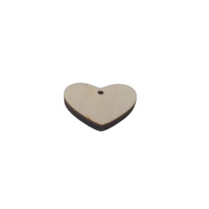 Ξύλινο Στοιχείο Καρδούλα. Σετ 10 τεμαχίων - καρδιά, υλικά κοσμημάτων