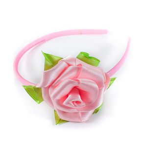 Χειροποίητα στέκα με τριαντάφυλλο για κορίτσι/Hello kitty/ στεφάνη/ 3-8 ετών/ Handmade hairband rose for girls - κορίτσι, στεφάνια, δώρο, στέκες μαλλιών παιδικές, στέκες