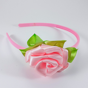 Χειροποίητα στέκα με τριαντάφυλλο για κορίτσι/Hello kitty/ στεφάνη/ 3-8 ετών/ Handmade hairband rose for girls - κορίτσι, στεφάνια, δώρο, στέκες μαλλιών παιδικές, στέκες - 3
