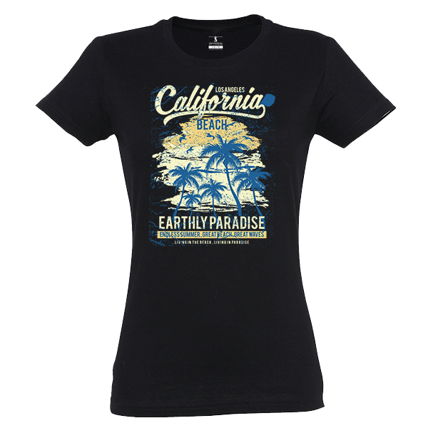 Γυναικείο t-shirt "California" - βαμβάκι, γυναικεία - 2