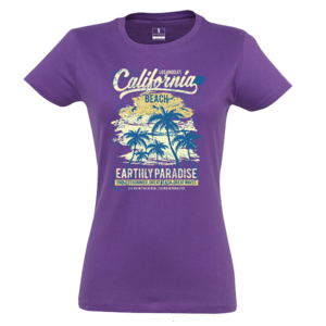 Γυναικείο t-shirt "California" - βαμβάκι, γυναικεία