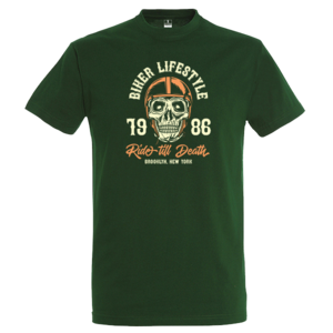 Ανδρικό t-shirt "Biker Lifestyle" - βαμβάκι, ανδρικά - 4