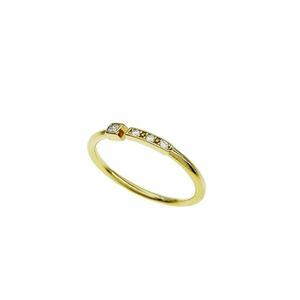 Δαχτυλίδι από ασήμι 925 με λεπτή επίστρωση χρυσού Κ 18. - επιχρυσωμένα, ασήμι 925, βεράκια, σταθερά, φθηνά