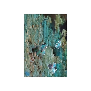 Πίνακας με ντεκουπάζ και αιωρούμενες πεταλούδες - πίνακες & κάδρα - 5