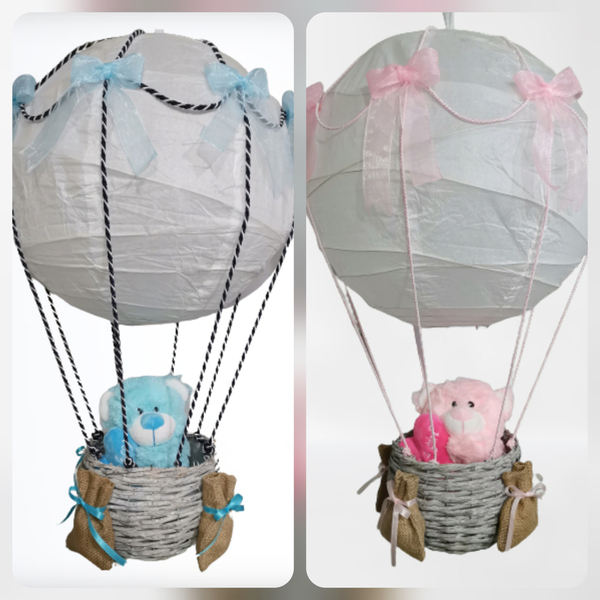 Παιδικό φωτιστικό οροφής αερόστατο - δώρα για βάπτιση, δώρα γενεθλίων, δώρο γέννησης, οροφής, παιδικά φωτιστικά, φωτιστικά οροφής