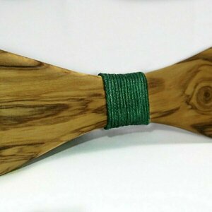 Ξύλινο παπιγιόν αντρικό, από φυσικό ξύλο ελιάς - ξύλο, ανδρικά, δώρο - 2