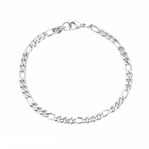 Ατσάλινο βραχιόλι- chain in silver - αλυσίδες, επάργυρα, ατσάλι, χεριού