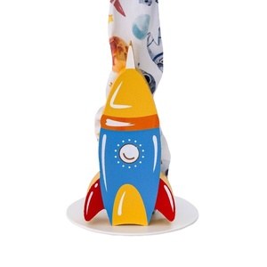 Επιτραπέζιο παιδικό φωτιστικό Διάστημα Μταλικη βάση διακοσμητικό πύραυλος Διαστάσεις 35*20*12 Ε17 - κορίτσι, αγόρι, πορτατίφ, διάστημα, παιδικά φωτιστικά - 2