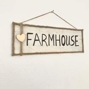 FARMHOUSE sign - vintage, πίνακες & κάδρα - 2