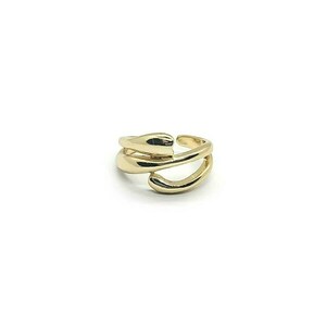 Δαχτυλίδι από ορείχαλκο σε χρυσή απόχρωση - ορείχαλκος, βεράκια, μπρούντζος, φθηνά - 2