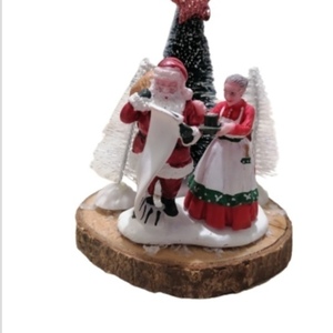 Χριστουγεννιάτικο διακοσμητικό δαπέδου - ξύλο, διακοσμητικά, άγιος βασίλης, δέντρο